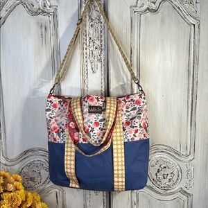 Matilda Jane Going Somewhere Floral Tote with Gold Accents